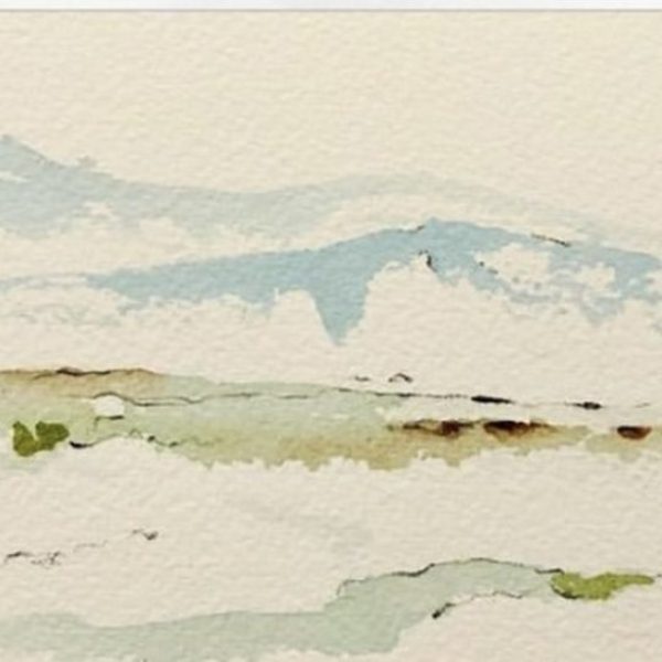 Mission Simplicity I _ 2019 _ 10x25cm _ watercolours